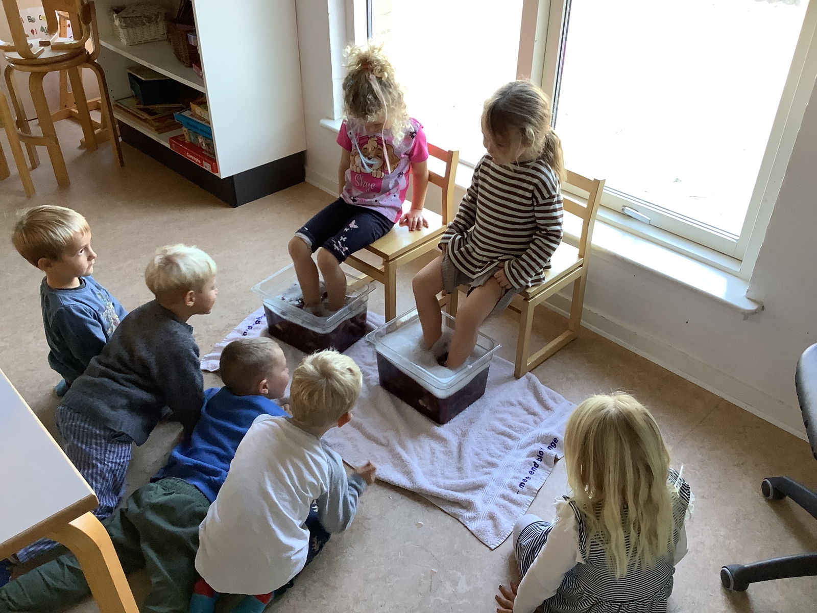 Spændende fodbad